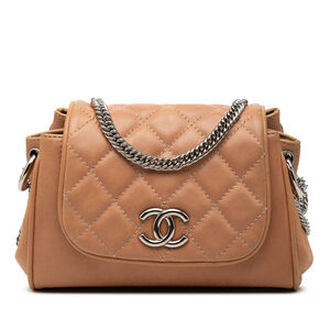 Pre-Loved Chanel Washed Lambskin Bijoux Chain Accordion Flap